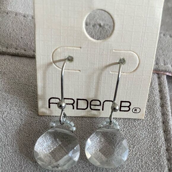 ☀️Arden B earring. Clear with little pearls - Picture 1 of 1